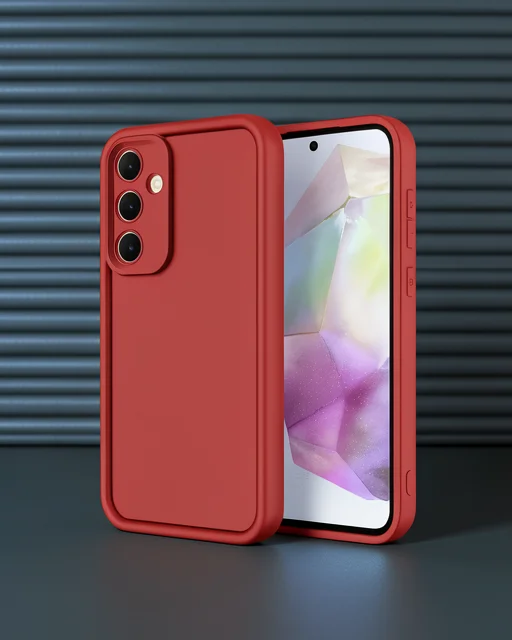 Samsung Galaxy A36 Kılıf Viera Silikon - Kırmızı