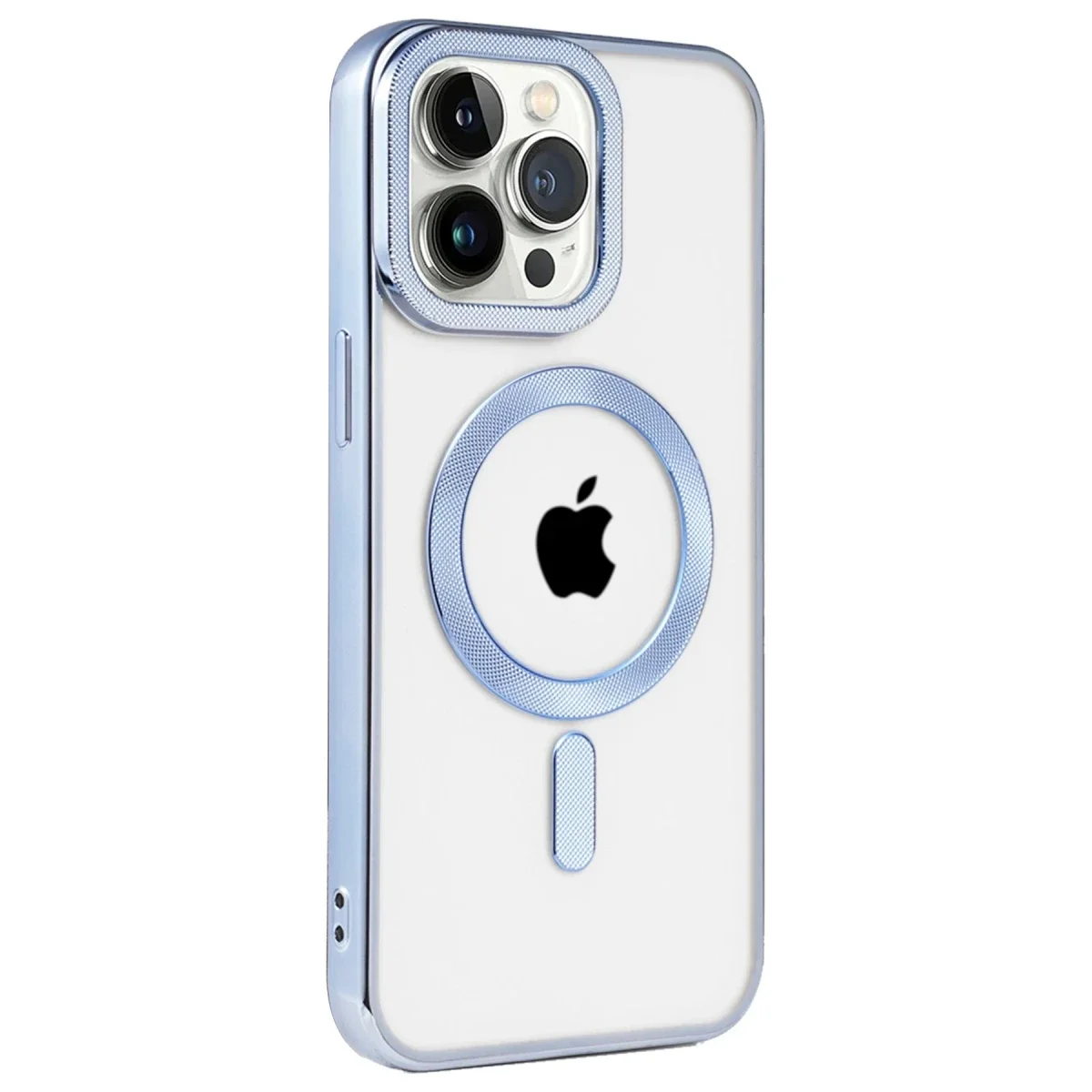 Apple iPhone 14 Pro Max Kılıf Kronos Magsafe Kapak - Sierra Blue görsel 2