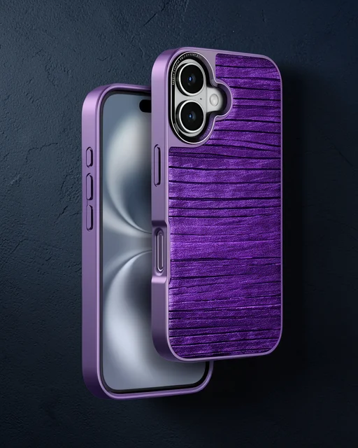 Venco Apple İphone 16 Wave Kapak - Derin Mor