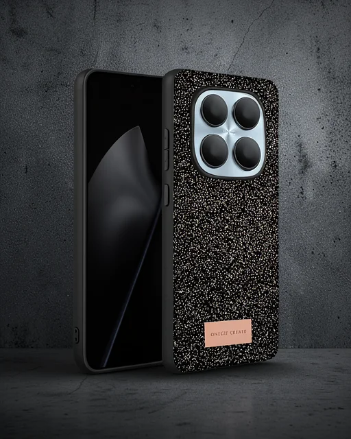 Onegif Xiaomi Redmi Note 15 Pro 5g Bright Simli Kapak - Siyah