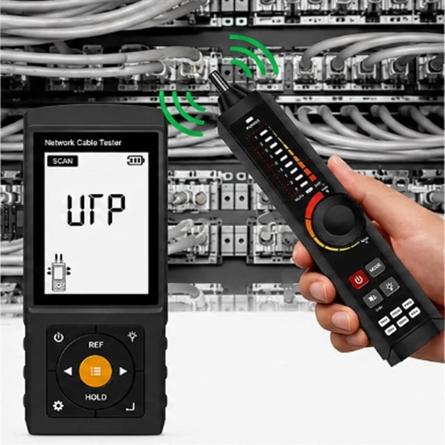 Novacom NVC-LT300S 3’’ Lcd Ekranlı Tdr Metraj - Pse Voltaj - Fiber Optik Kablo Test Cihazı görsel 4