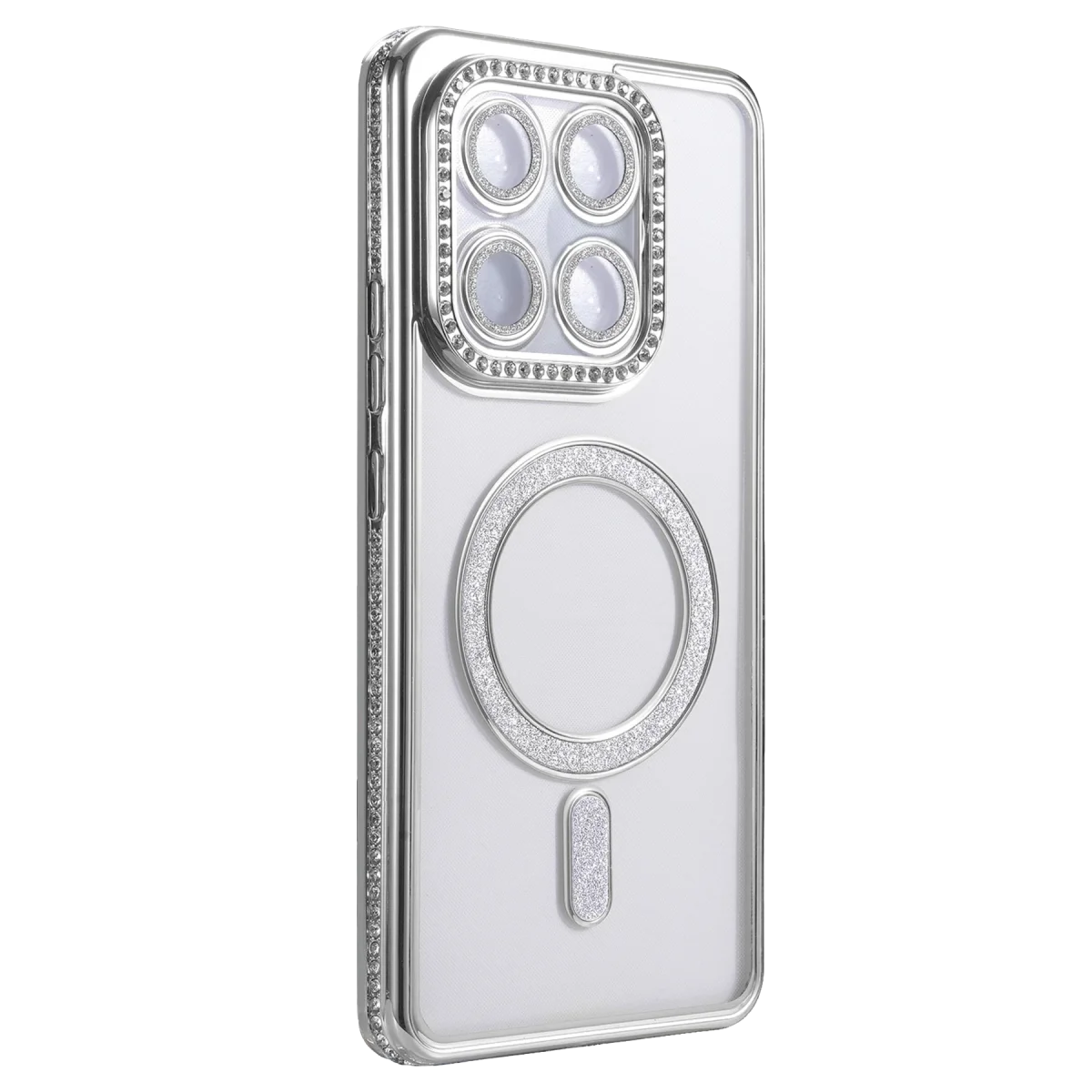 Xiaomi Mi 17T Pro Joke Simli Magneticsafe Kılıf - Gümüş görsel 2