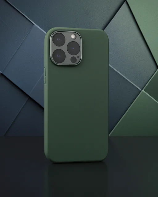 Apple İphone 15 Pro Kılıf Puma Silikon - Yeşil