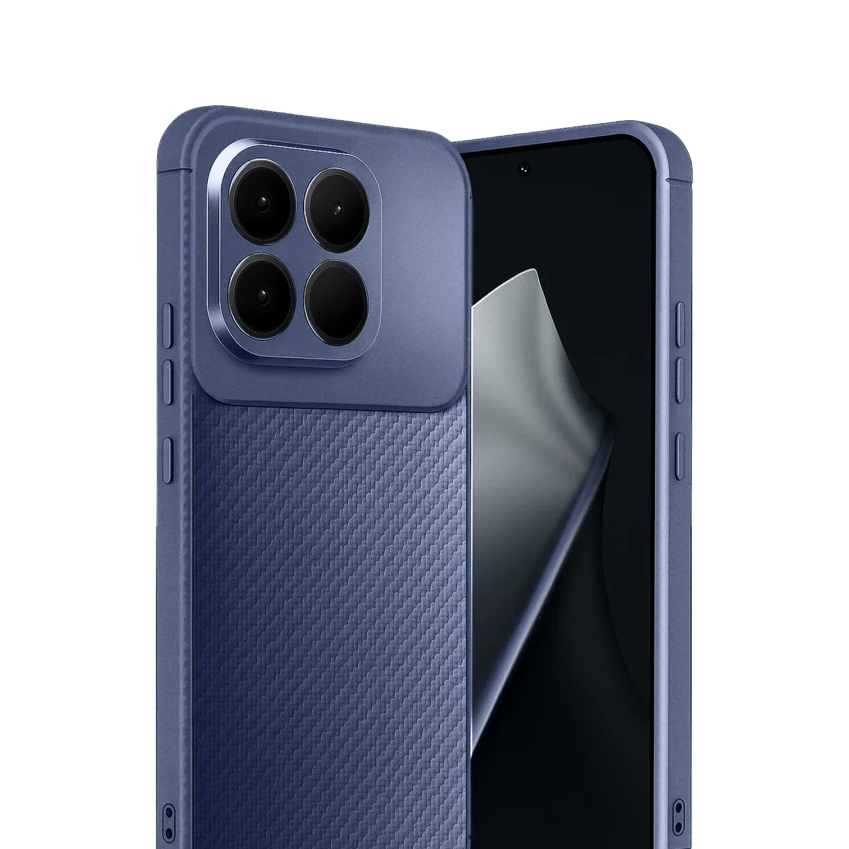 Xiaomi Mi 15T Auto Focus Karbon Kapak - Lacivert görsel 2