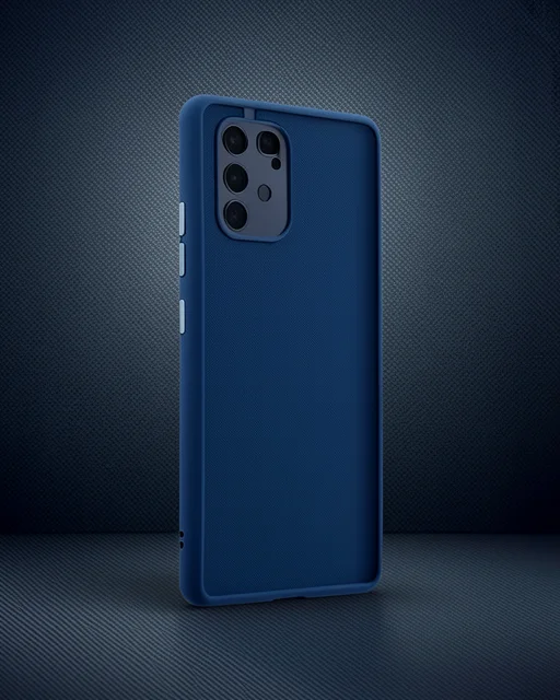 Samsung Galaxy A91 / S10 Lite Kılıf Montreal Silikon Kapak - Lacivert