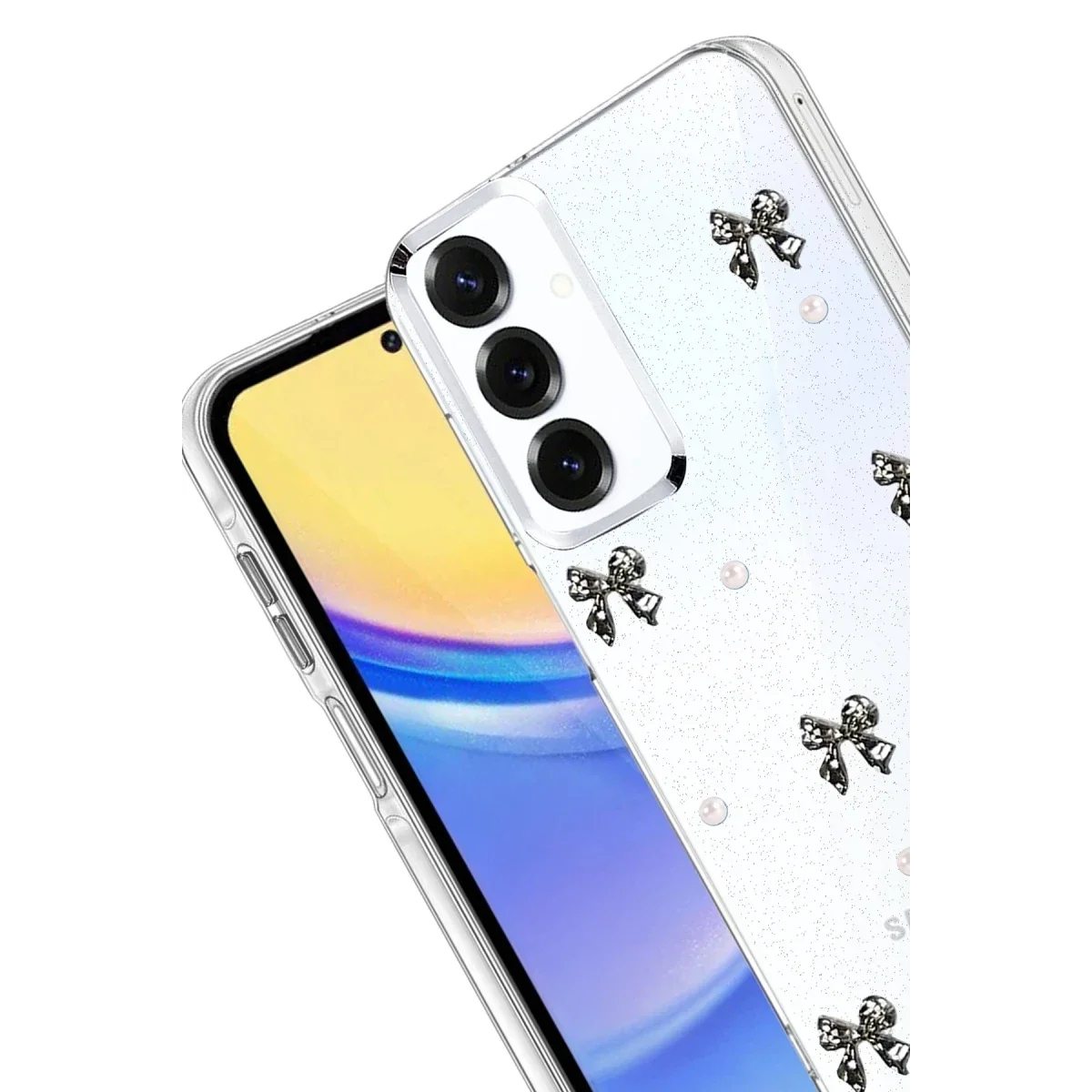 Samsung Galaxy S25 FE Fiyonk Desenli Kapak - Desen 8 görsel 2