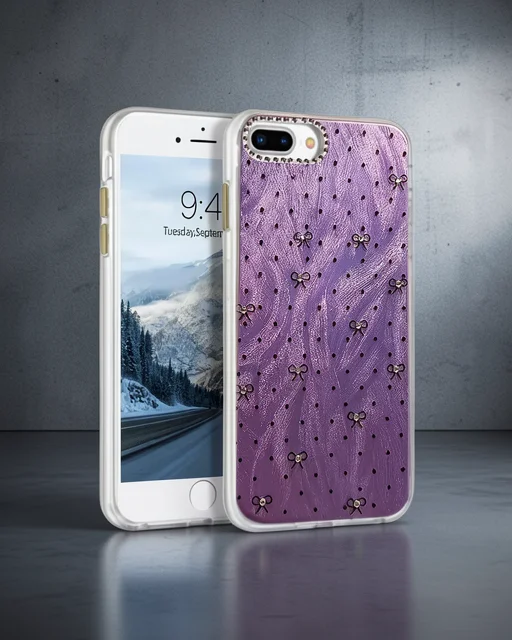 Apple İphone 7 Plus Kılıf Blade Aynalı Desenli Kapak - Desen 2