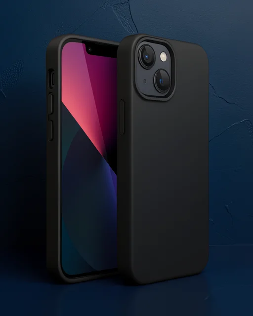 Apple İphone 14 Plus Kılıf First Silikon - Siyah