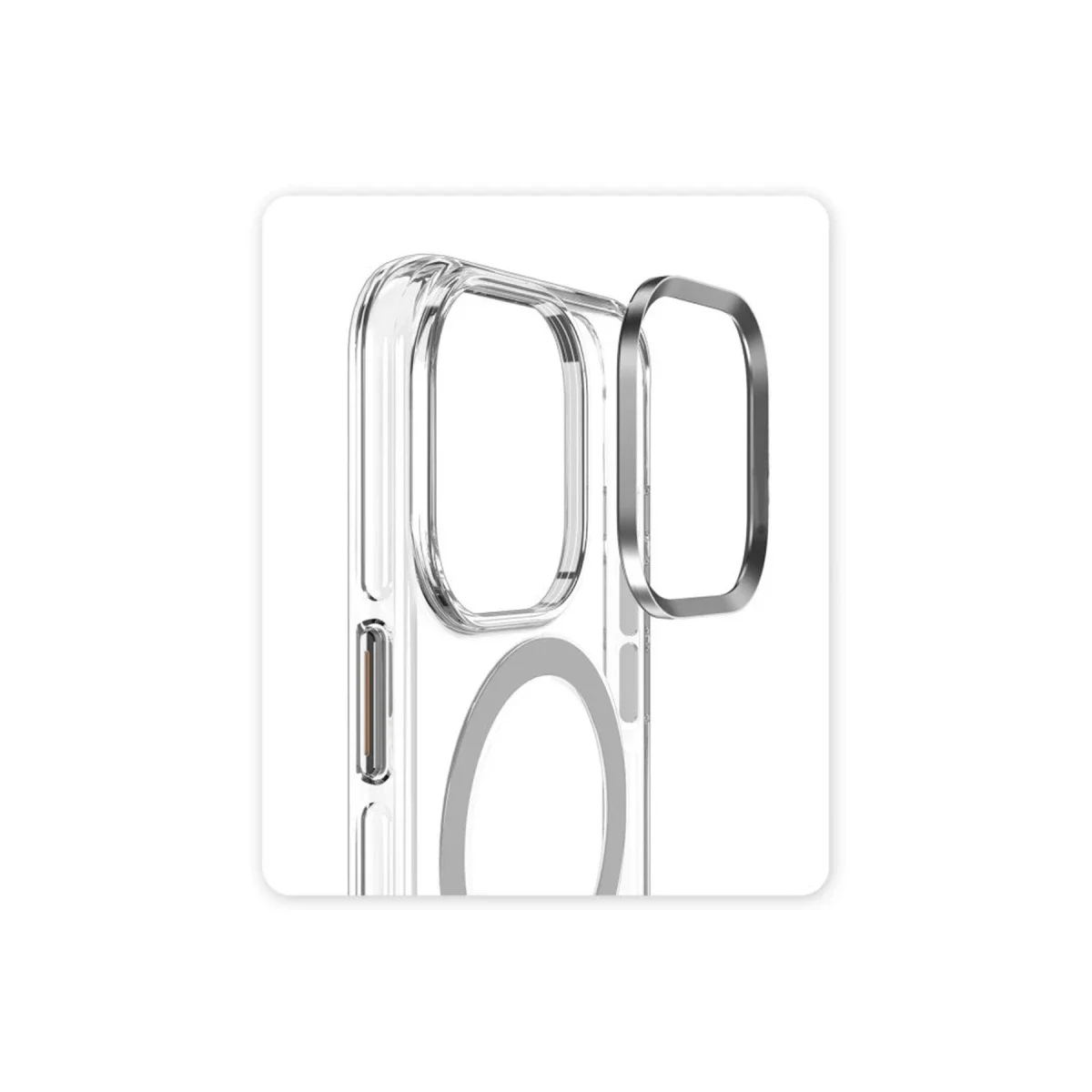 Joko Apple iPhone 16 Pro Crystal Magsafe Kapak - Şeffaf görsel 3