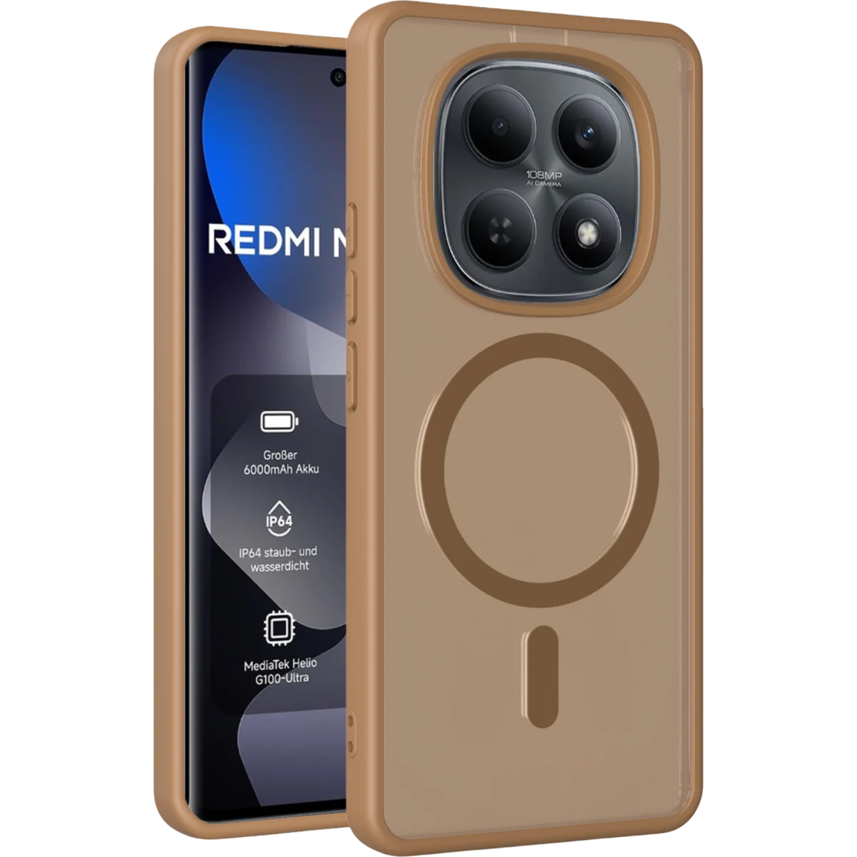 Joko Xiaomi Redmi Note 15 Pro 5G Jota Magsafe Kapak - Çöl Titanyum