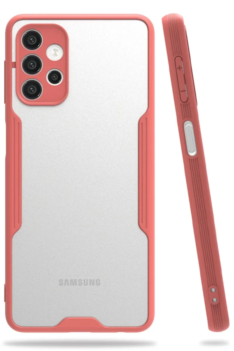 Samsung Galaxy A52 Kılıf Platin Silikon - Pembe