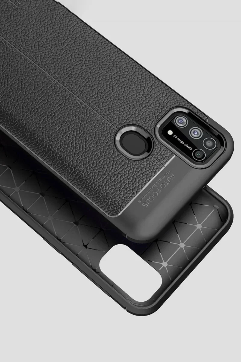 Samsung Galaxy M31 Kılıf Auto Focus Kapak - Kırmızı görsel 3