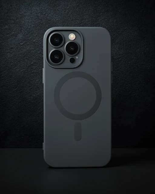 Apple İphone 13 Pro Kılıf Moshi Lens Magneticsafe Silikon - Siyah