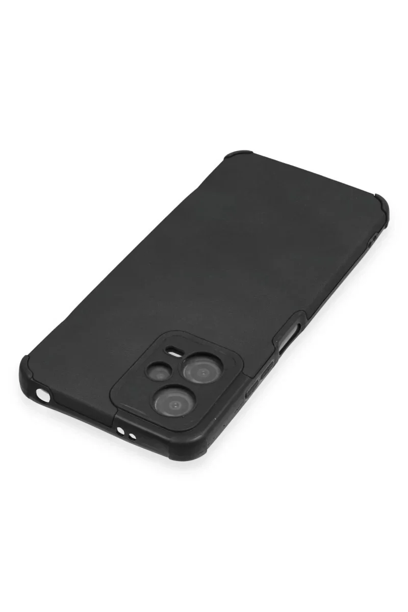 Xiao Red Note 12 5G Kılıf Loop Deri Silikon - Siyah görsel 3