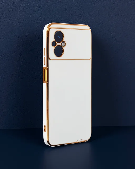 Xiaomi Poco M5 Kılıf Volet Silikon - Beyaz