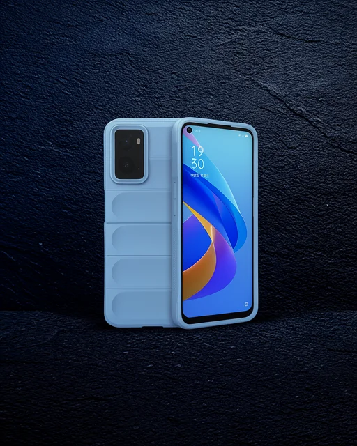 Realme 9i 4g Kılıf Optimum Silikon - Sky Blue