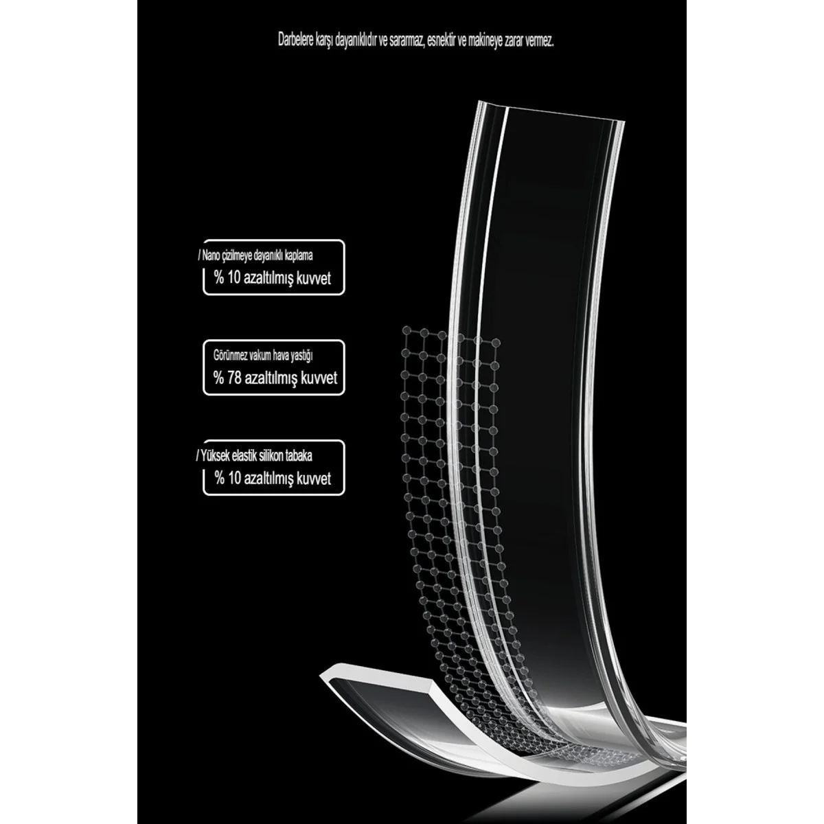 Apple İphone 14 Pro Kılıf Tron Şeffaf Magsafe Kapak - Mavi görsel 7