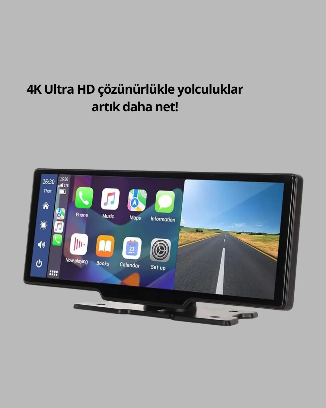 Fiat Egea, Linea, Doblo, Peugeot, Citroen C3, C4, Opel Astra, Corsa, Insignia Uyumlu 10.26” IPS Dokunmatik CarPlay Multimedya – 4K Ekran görsel 3