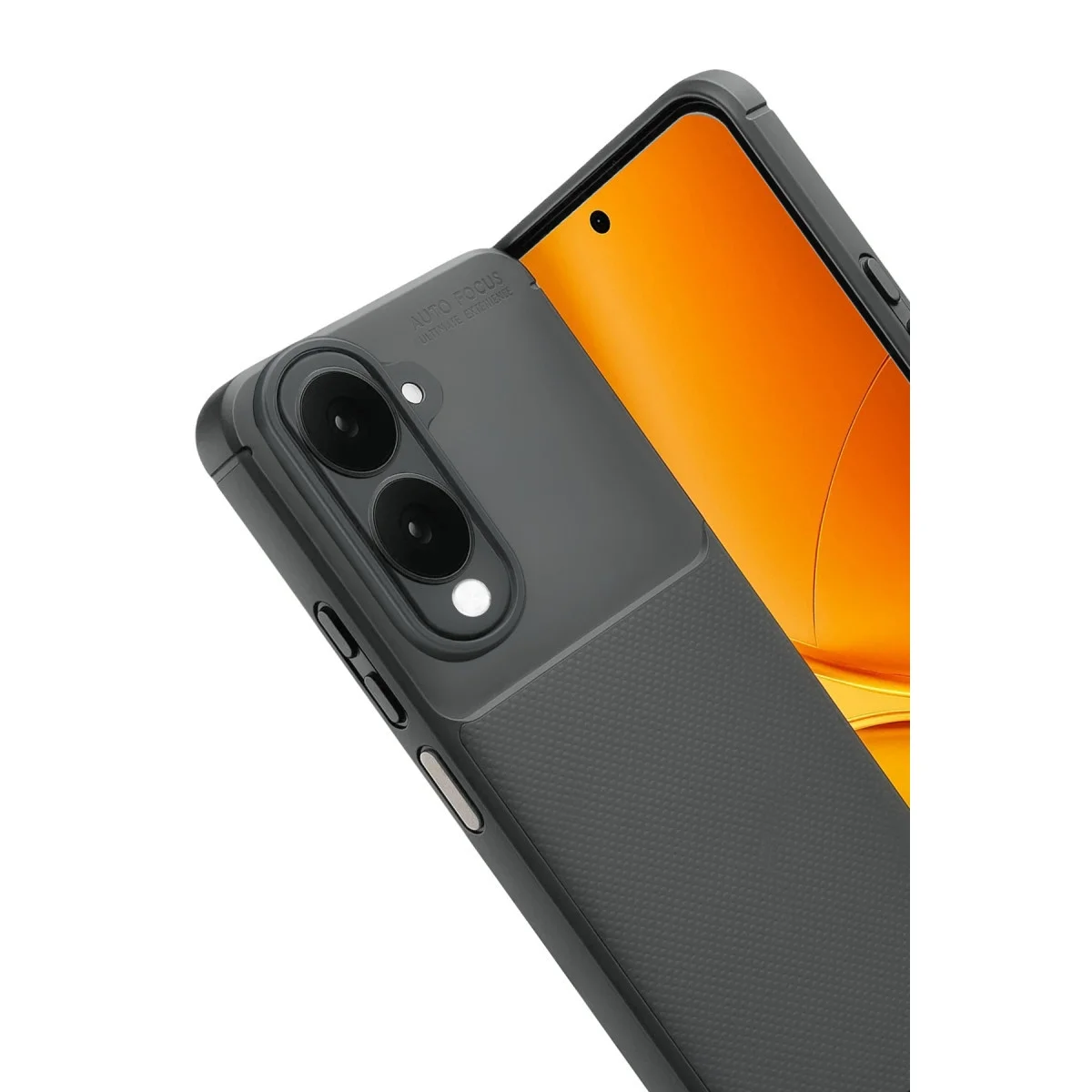 Vivo Y29s Auto Focus Karbon Kapak - Gri görsel 2