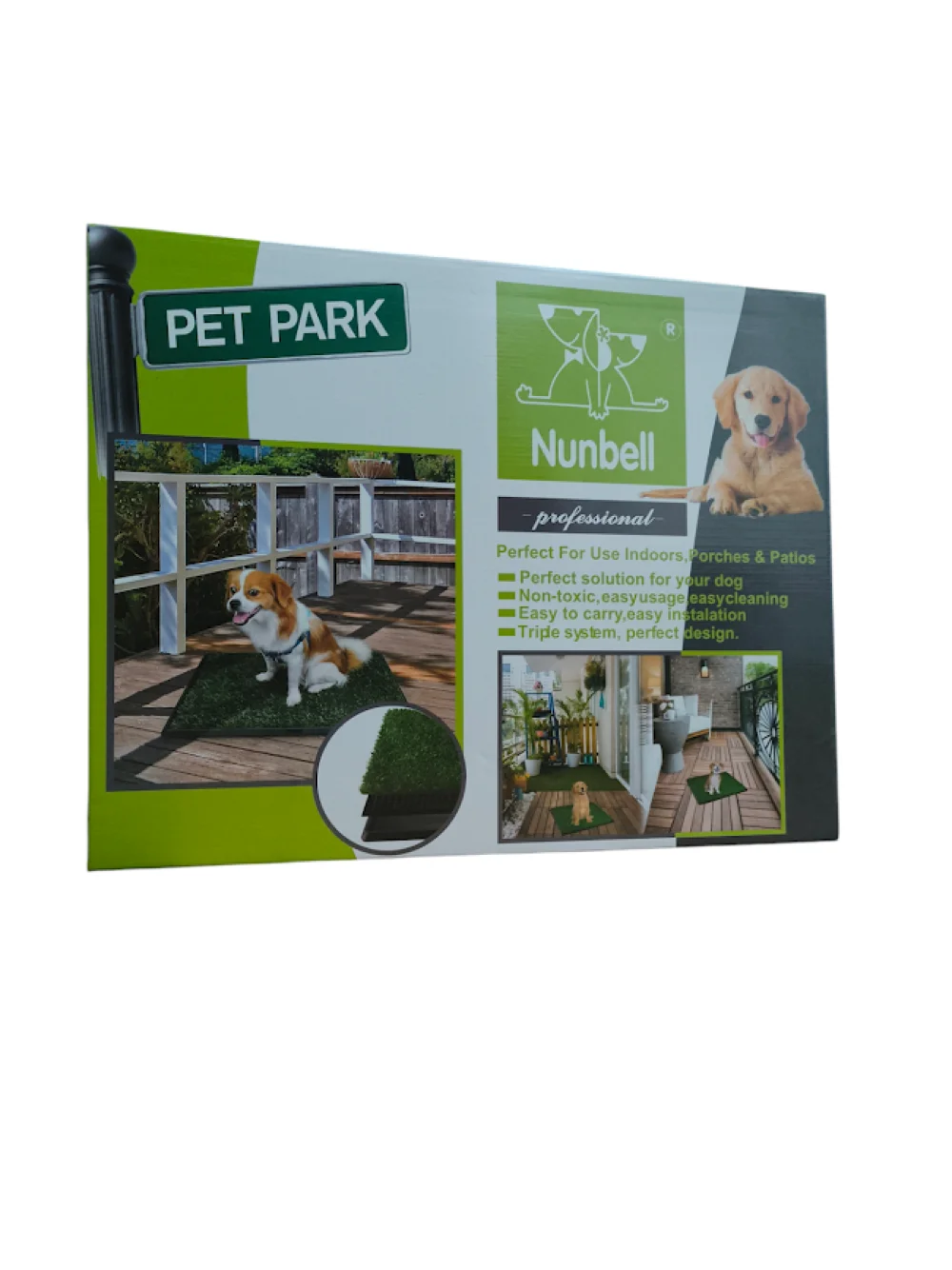 Nunbell Pet Park Yapay Çim Köpek Tuvalet Pedi Küçük Irklar İçin Balkon Ev Bahçe görsel 2