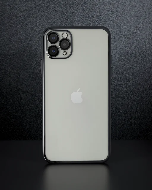Apple İphone 11 Pro Max Kılıf Razer Lensli Silikon - Siyah