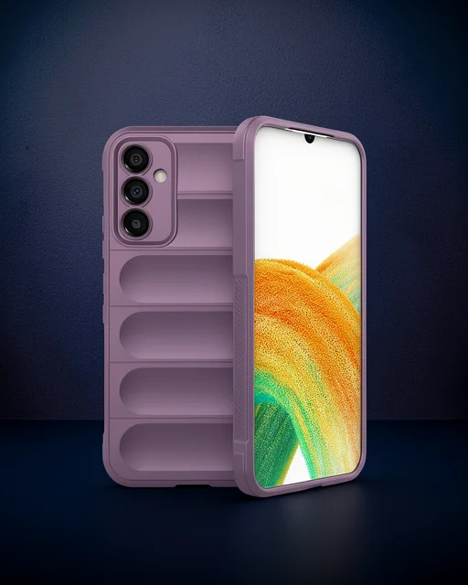 Samsung Galaxy M14 5g Kılıf Optimum Silikon - Mor
