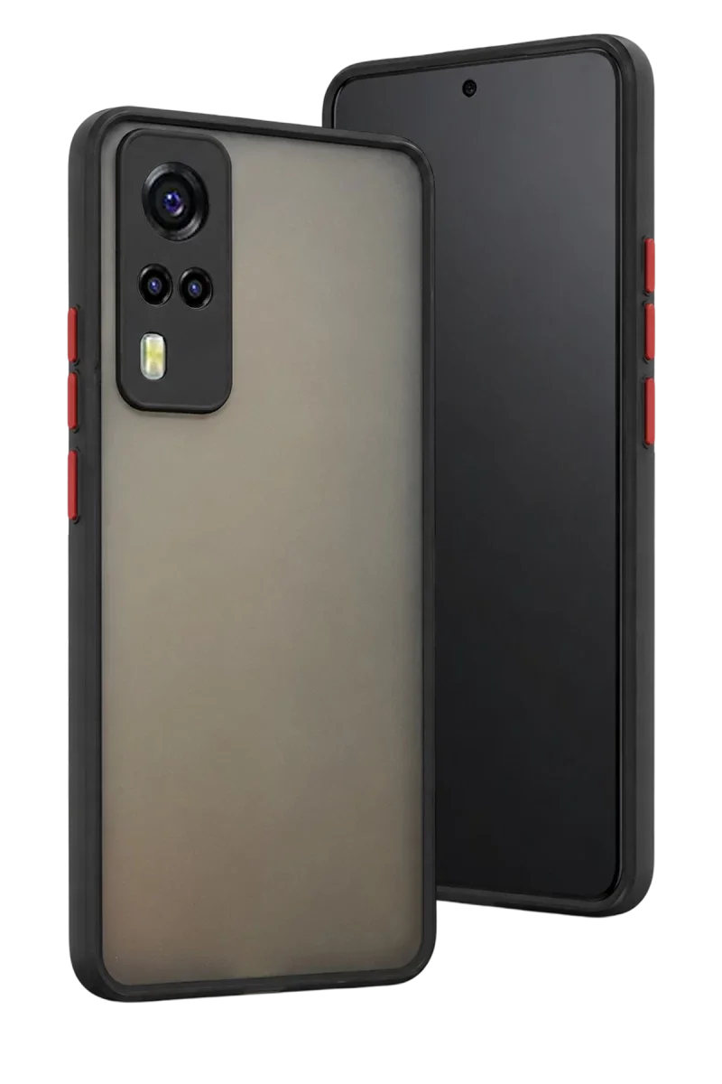 Vivo Y53S Kılıf Montreal Silikon Kapak - Siyah