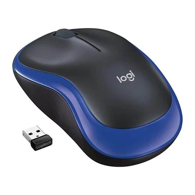 Logitech M185 Kablosuz Mavi Mouse görsel 5