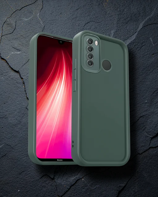 Xiaomi Redmi Note 8 Kılıf Viera Silikon - Koyu Yeşil