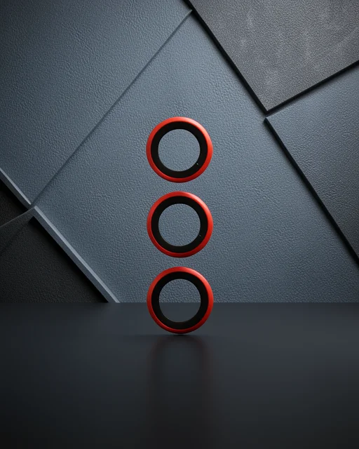 Samsung Galaxy S23 Plus Metal Kamera Lens - Kırmızı