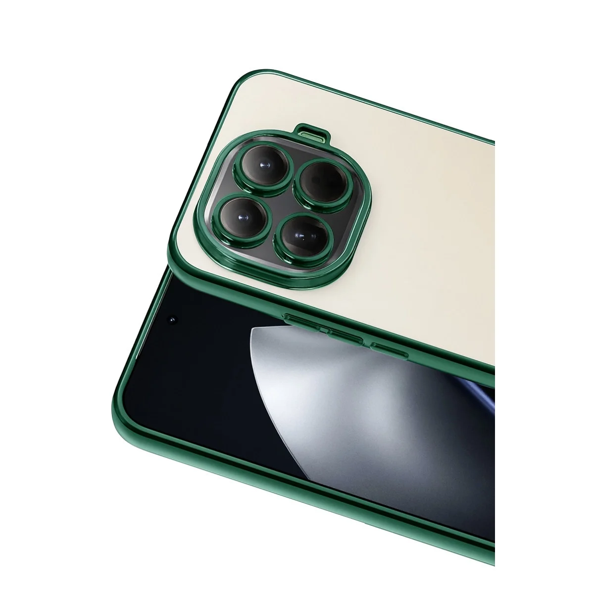 Xiaomi Mi 15t Pro Razer Lensli Silikon - Yeşil görsel 2
