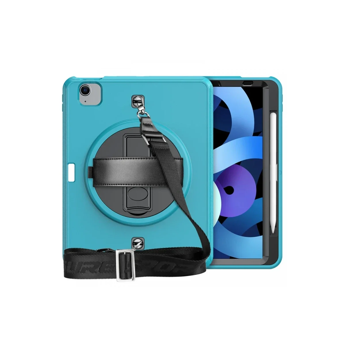 Apple iPad Pro 11 (2020) Kılıf Strap-C Otterbox Tablet Kapak - Mavi görsel 2
