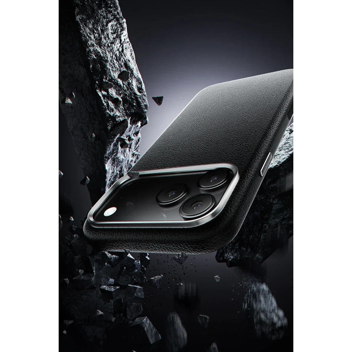 Joko Apple iPhone 17 Pro Max Wonder Deri Magsafe Kapak - Lacivert görsel 6