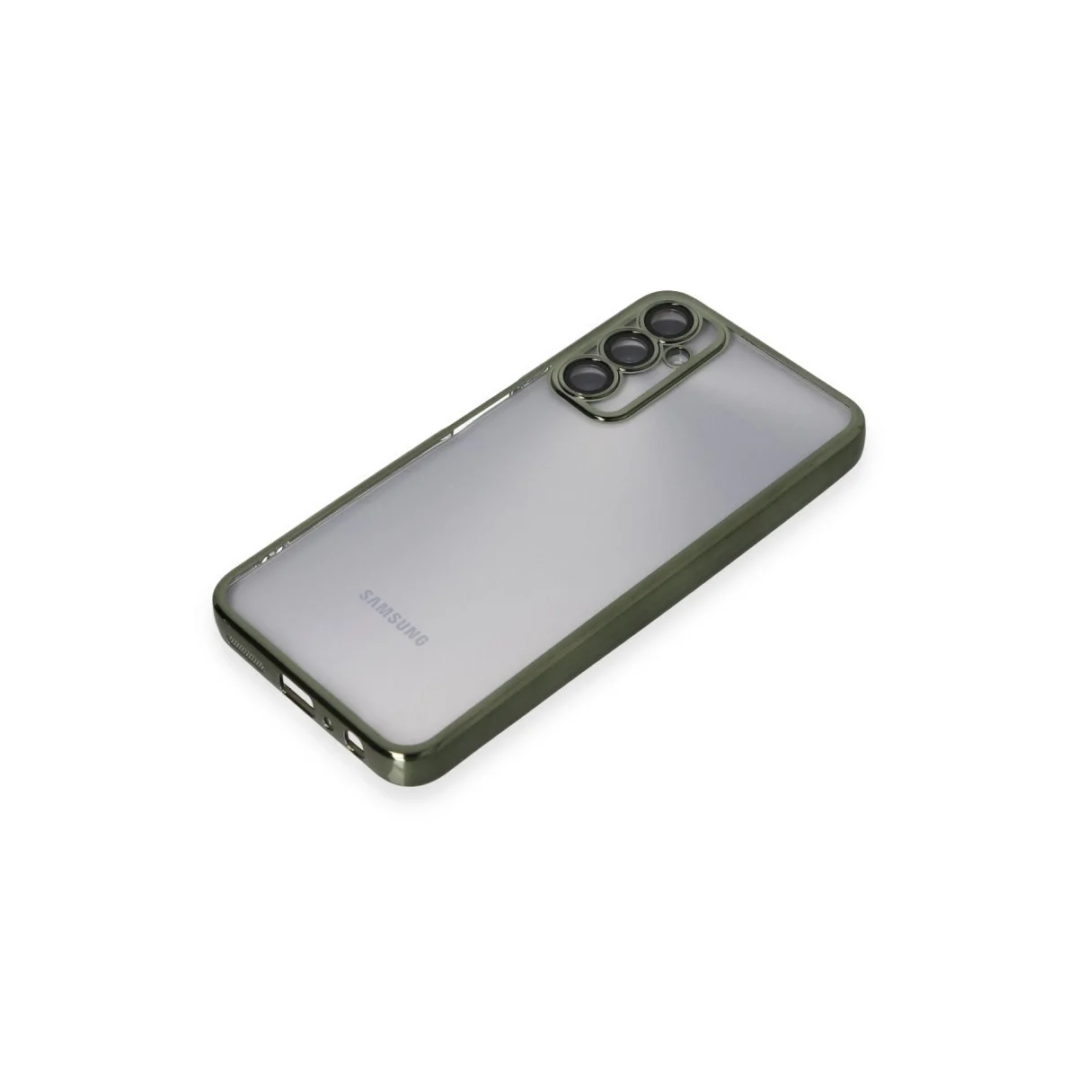 Samsung Galaxy A05s Kılıf Razer Lensli Silikon - Yeşil görsel 4