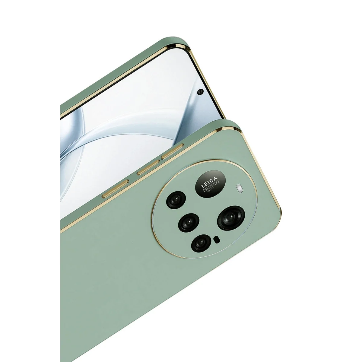 Xiaomi Mi 15 Ultra Kılıf Volet Silikon - Açık Yeşil görsel 2