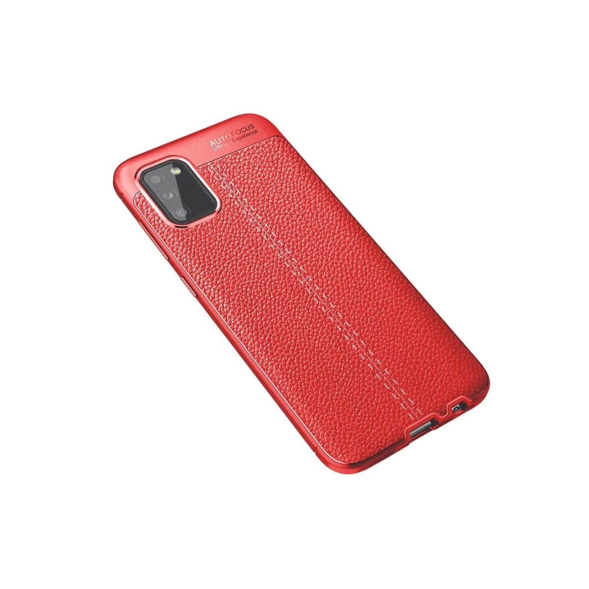 Samsung Galaxy A02S Kılıf Auto Focus Kapak - Kırmızı görsel 2