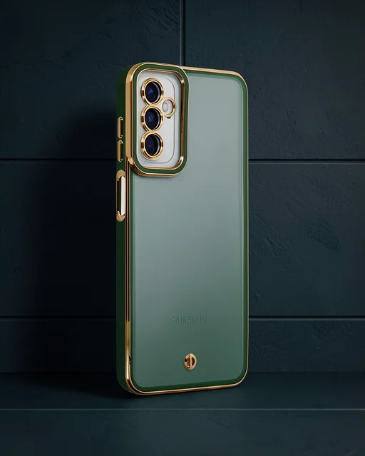 Samsung Galaxy M23 Kılıf Liva Lens Silikon - Yeşil
