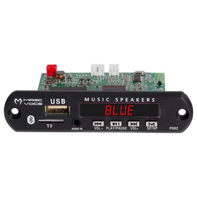 Magicvoice MP5 USB-SD-MMC-Bluetooth 12V-500mA Kumandalı Çevirici Dijital Video Player Board görsel 5