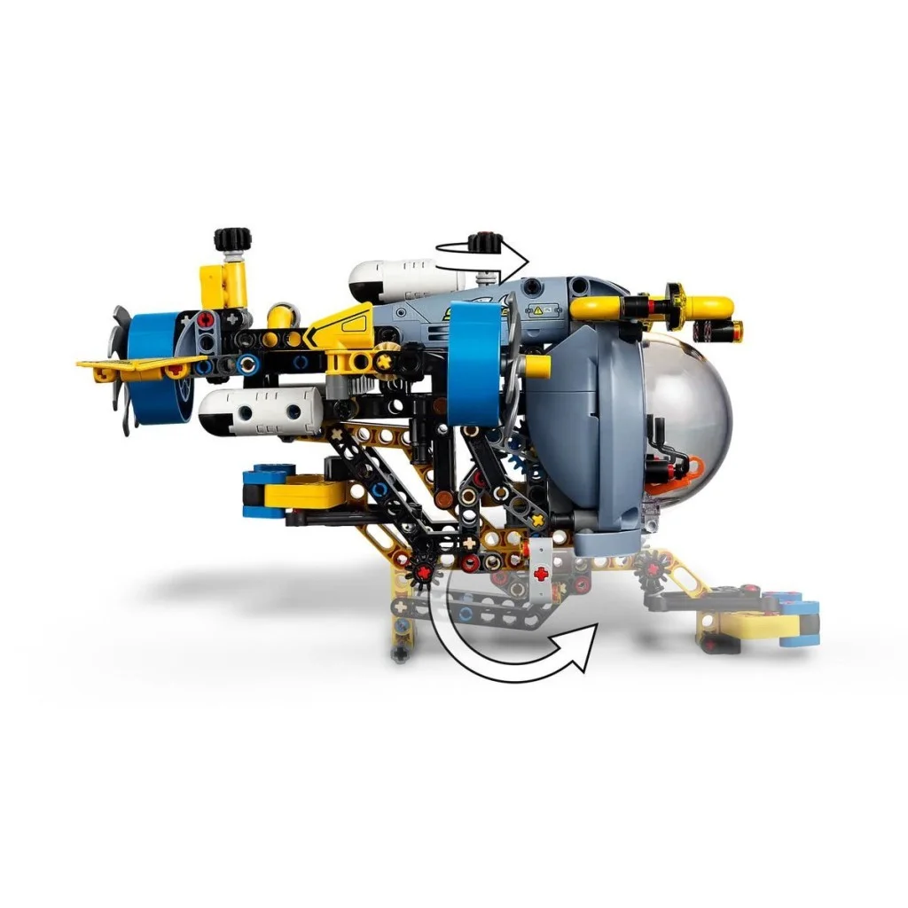 42201 Technic Derin Deniz Araştırma Denizaltısı 413 parça +9 yaş görsel 5