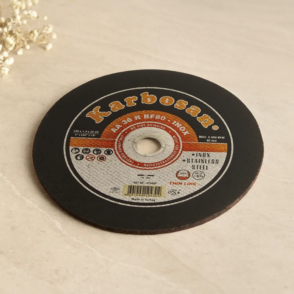 230 mm Inox Metal Kesici Disk 1,92 mm – 22 mm Delik