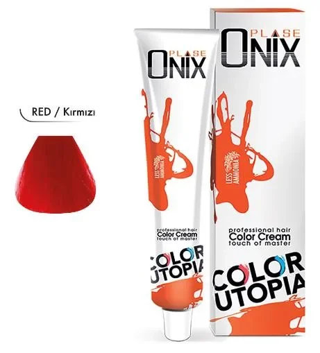 Tüp Saç Boyası 60 ml Profesyonel Krem Boya - Kirmizi