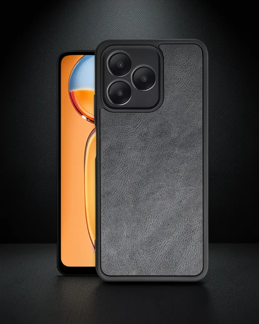 Realme Note 50 4g Kılıf Aras Deri Kapak - Siyah