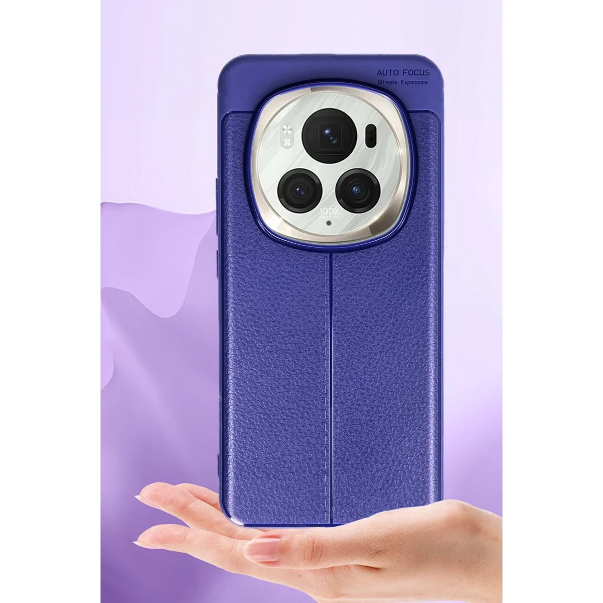 Huawei Honor Magic 6 Pro Kılıf Auto Focus Kapak - Koyu Yeşil görsel 4