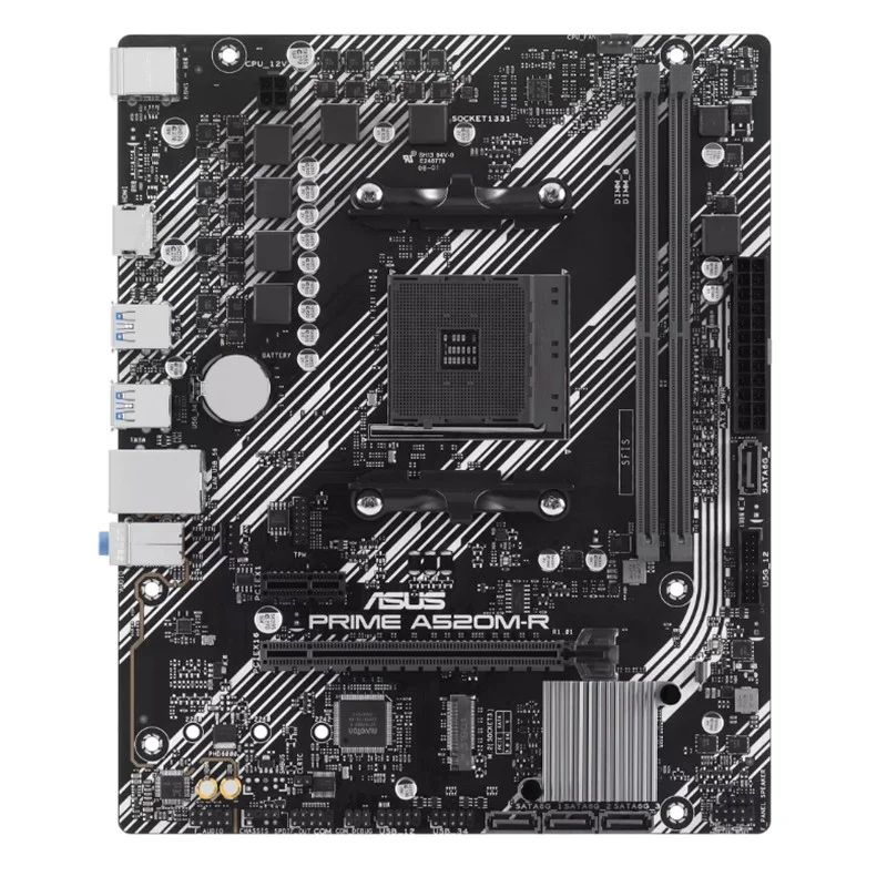 Prıme A520M-R DDR4 5100MHZ 1XHDMI 1XM.2 USB2.0 Matx AM4 ( AM4 5000/4000/3000 Serileri İle Uyumlu) görsel 2