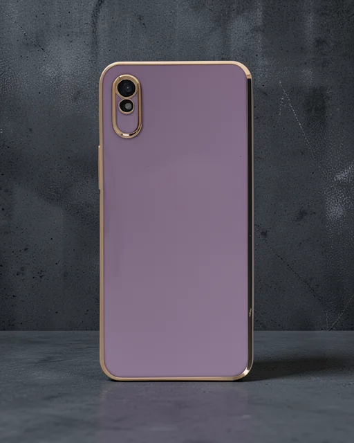 Xiaomi Redmi 9a Kılıf Volet Silikon - Mor