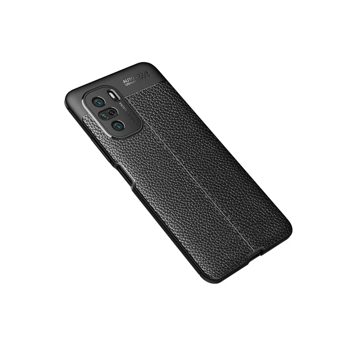 Xiaomi Poco F3 Kılıf Auto Focus Kapak - Siyah görsel 2