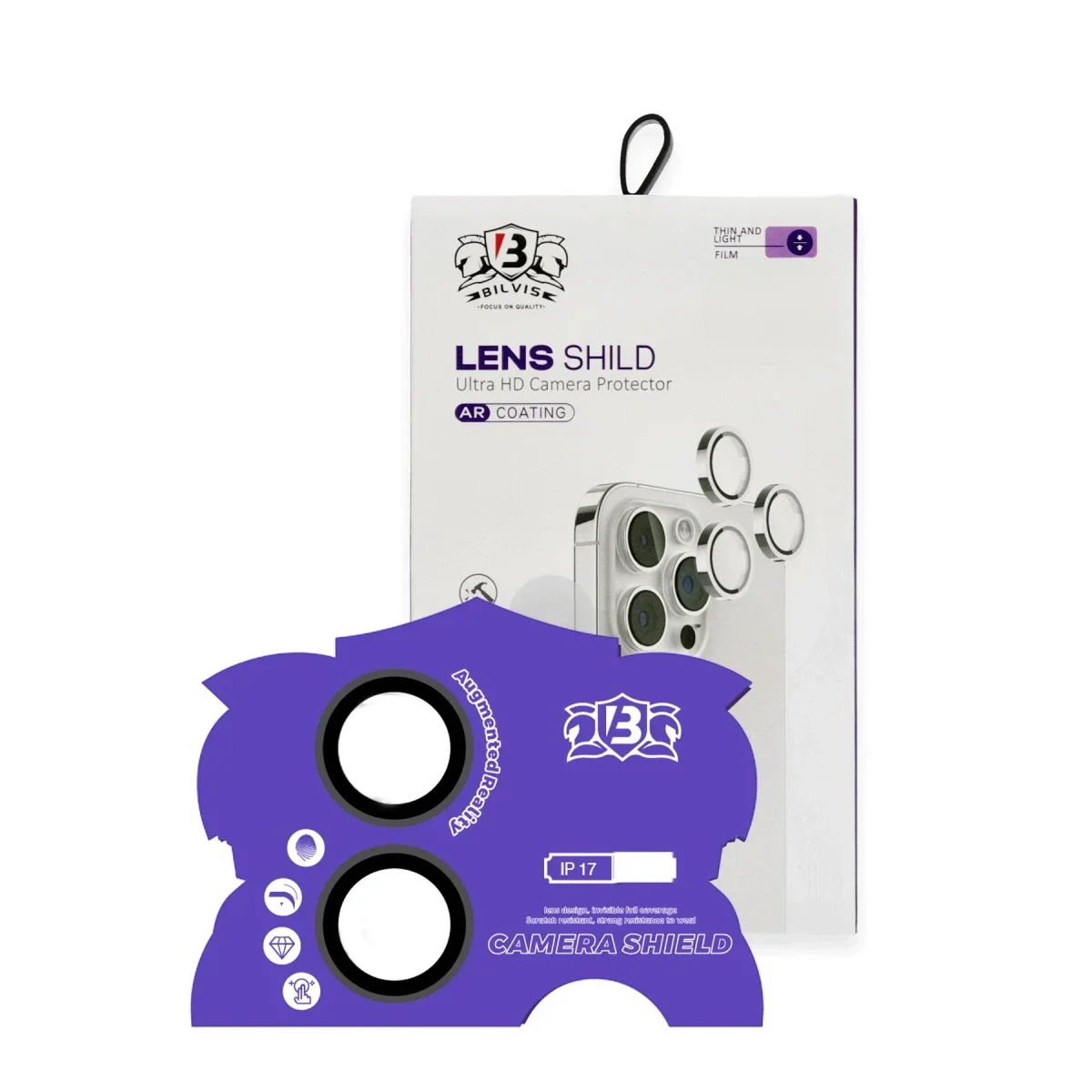 Apple iPhone 17 Bilvis Titan Kamera Lens - Siyah