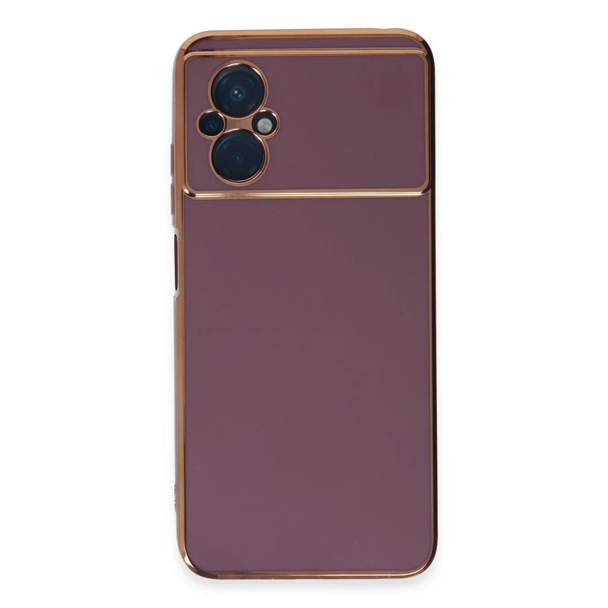 Xiaomi Poco M5 Kılıf Volet Silikon - Mor görsel 2