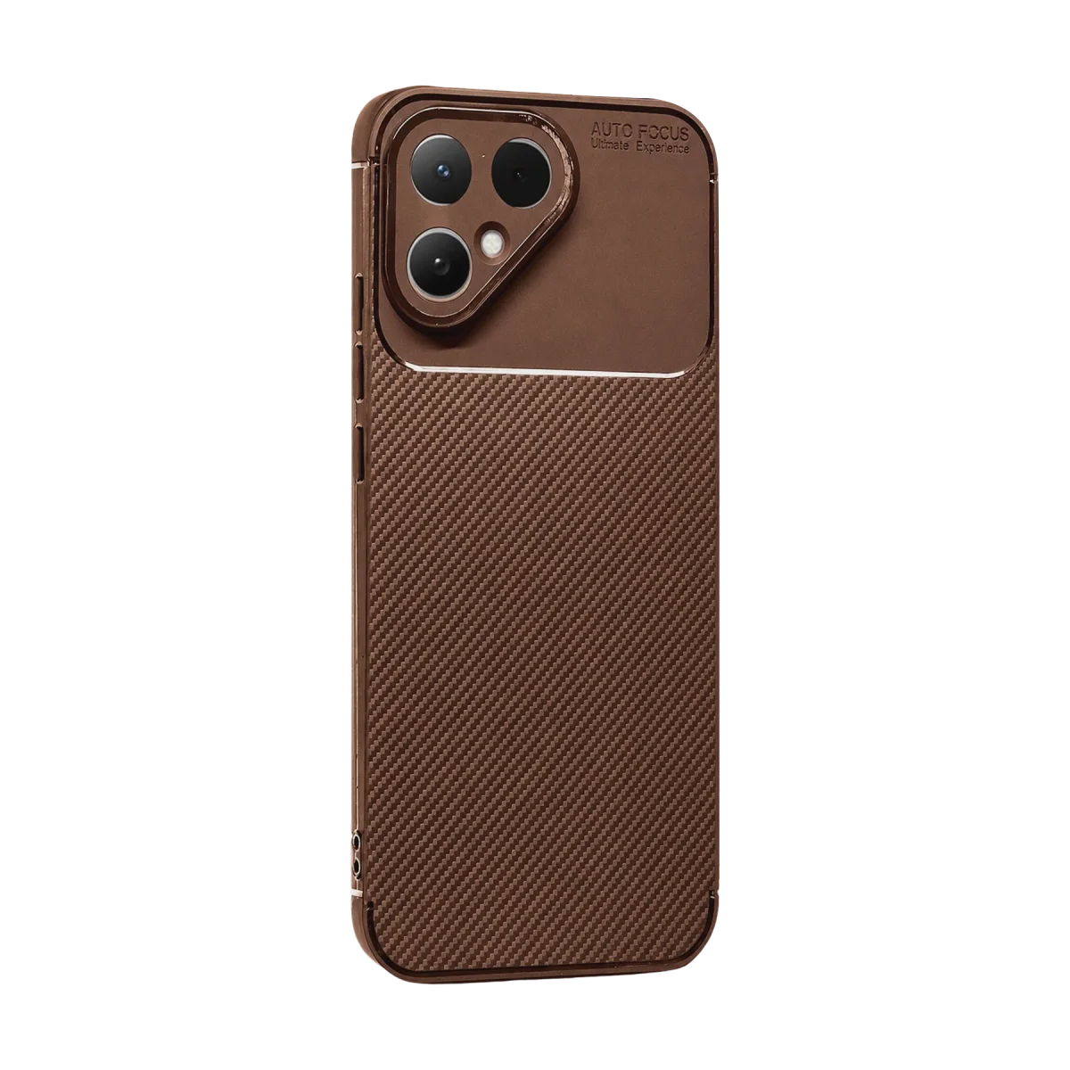 Tecno Pova Curve 2 5g Auto Focus Karbon Kapak - Kahverengi görsel 3