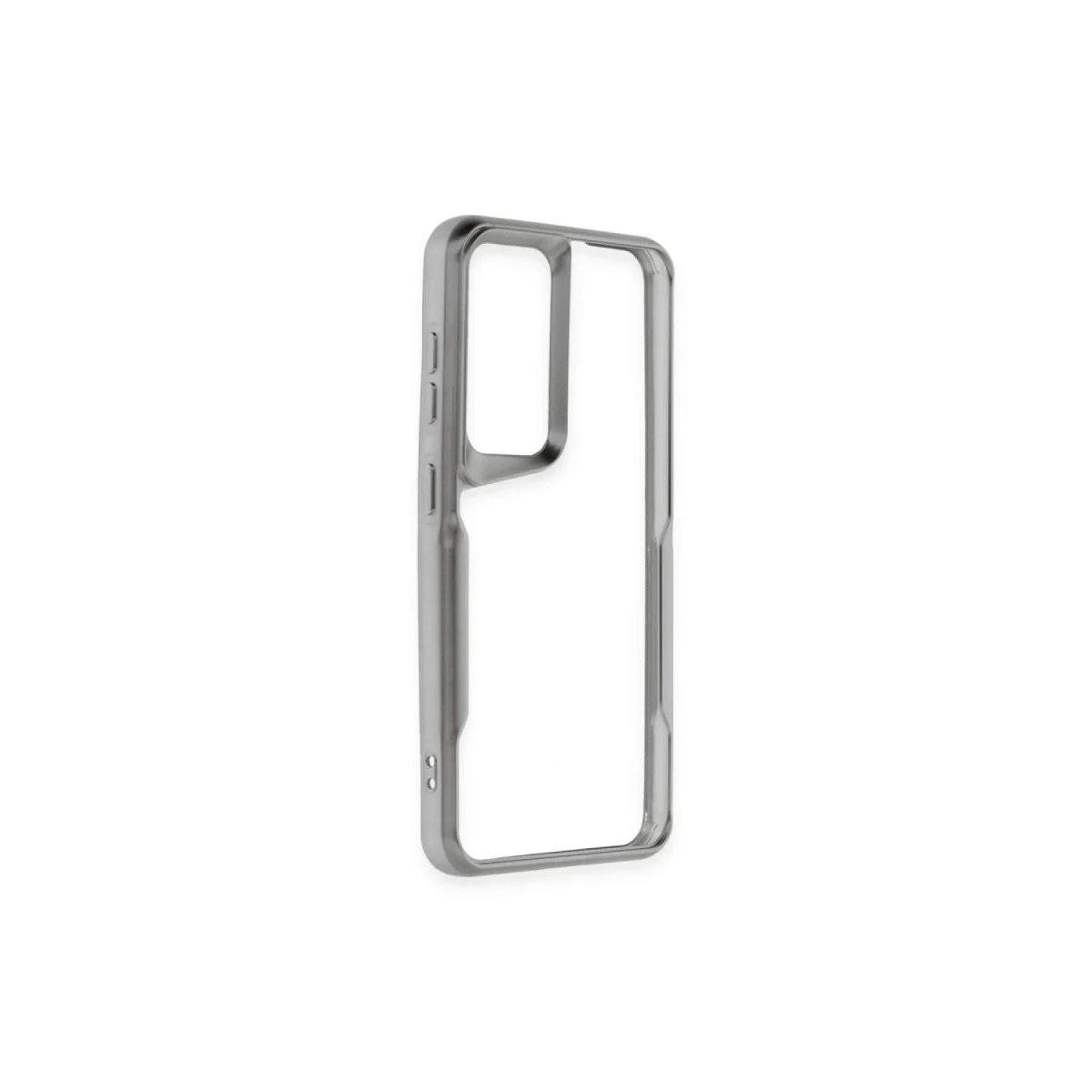 Samsung Galaxy A05s Kılıf Boyi Silikon Kapak - Gümüş görsel 2